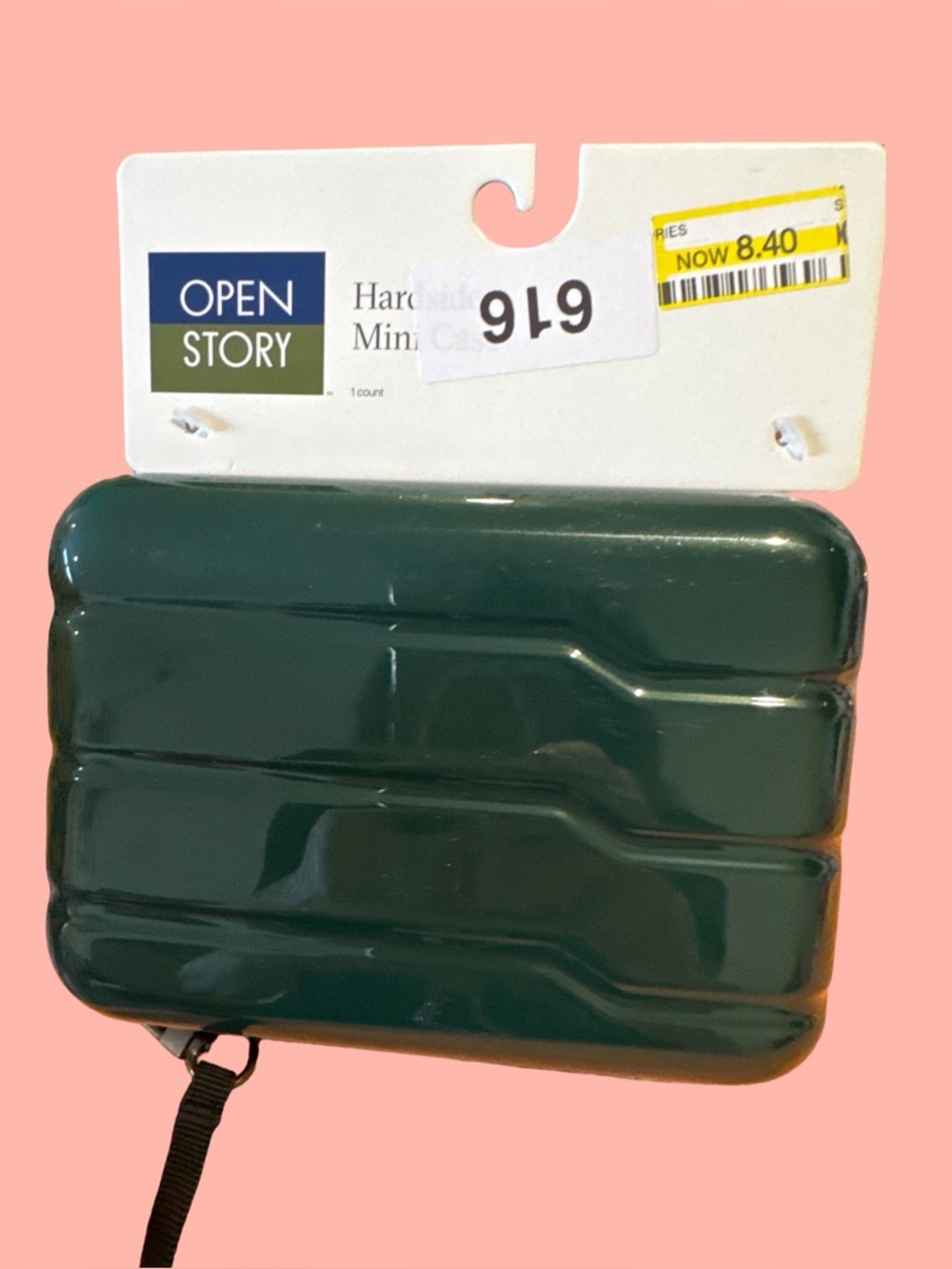 OPEN STORY Dark Green Hard Mini Case